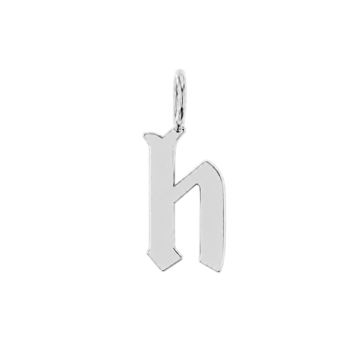 14K White Gold / h