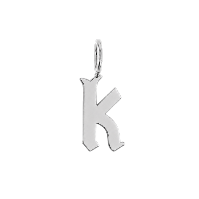 14K White Gold / k