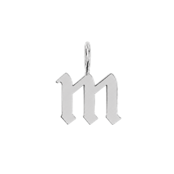 14K White Gold / m