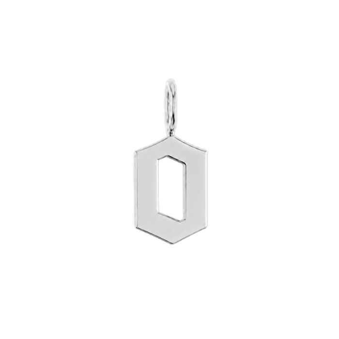 14K White Gold / o
