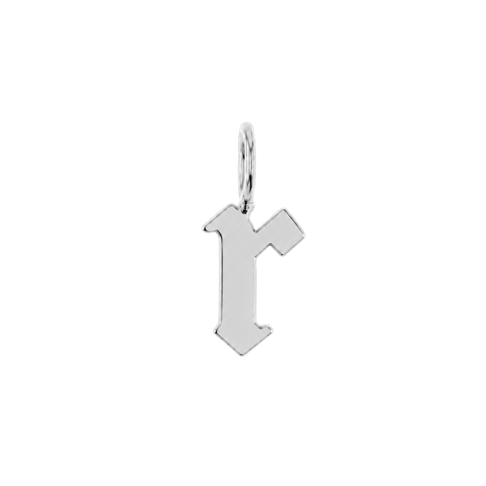 14K White Gold / r