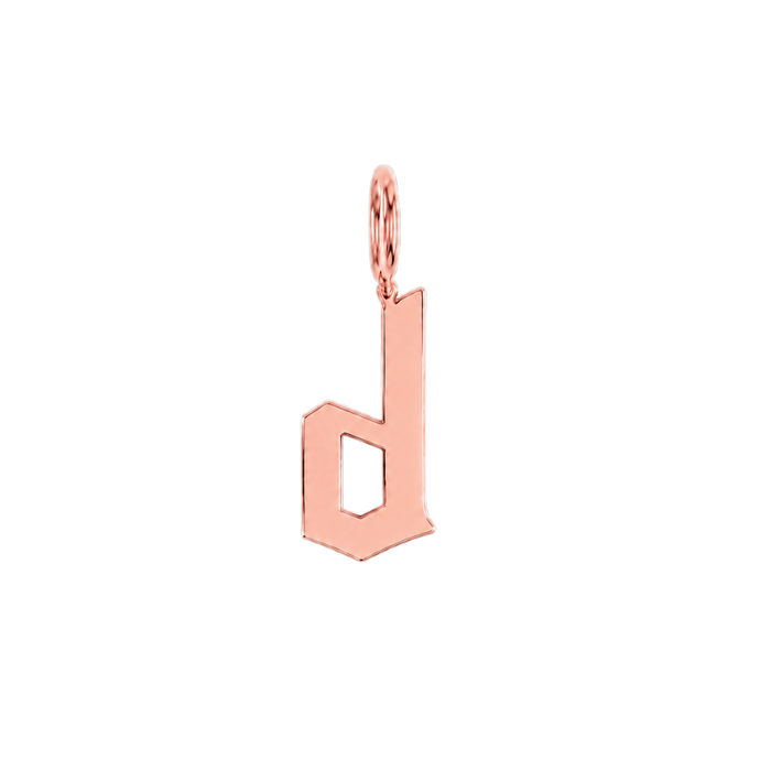 14K Rose Gold / d