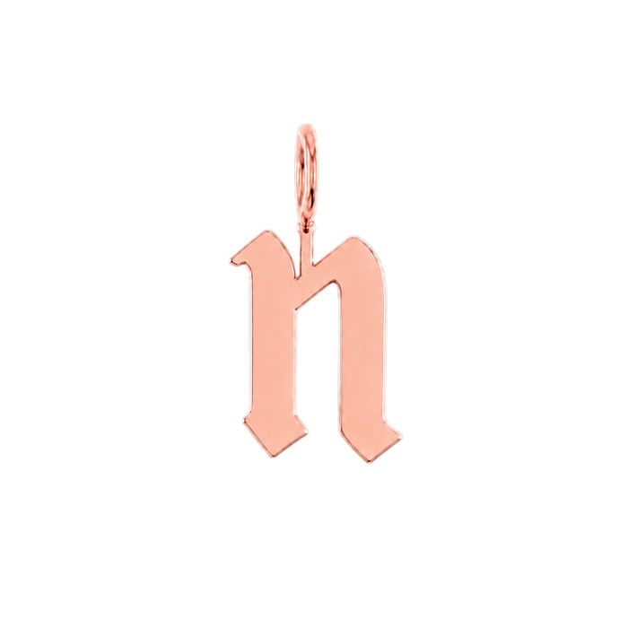 14K Rose Gold / n