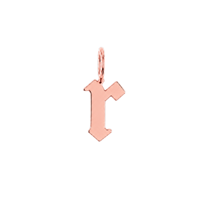 14K Rose Gold / r
