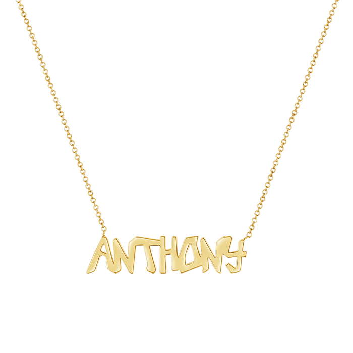 Graffiti Name Necklace