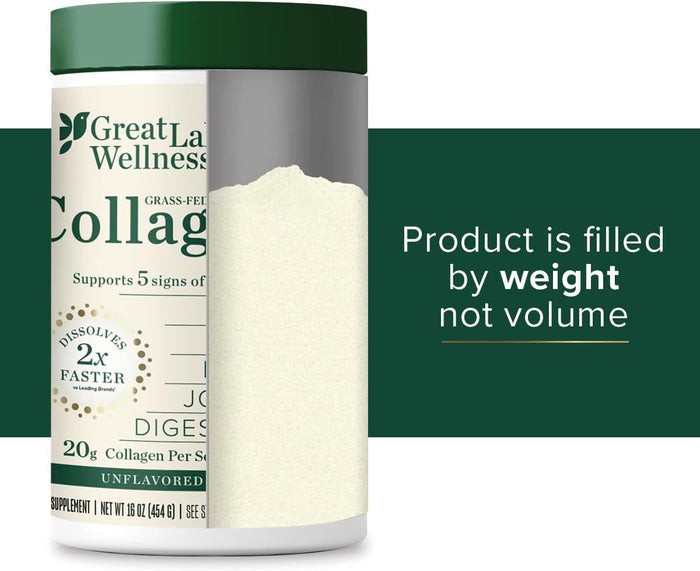 Great Lakes Wellness Collagen Peptides Powder nutrition facts