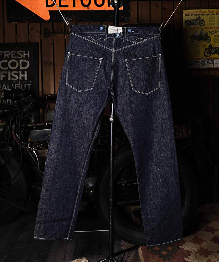 GS2449930 N/KEELMAN PANTS(O/WASH) - INDIGO