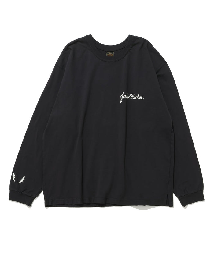 GS2529967 16/-LS SLIT VMC PT CREW - BLACK