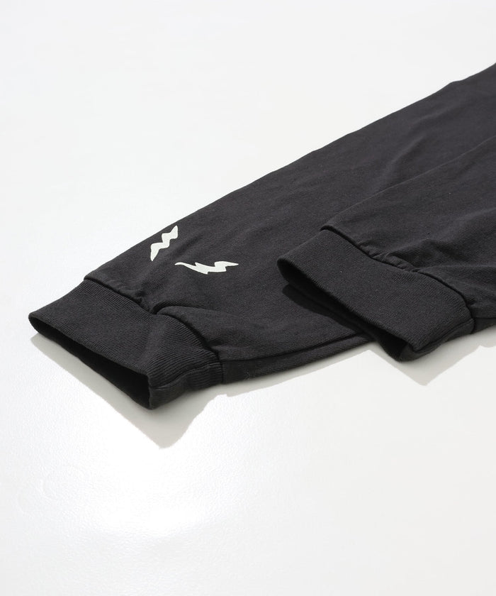 GS2529967 16/-LS SLIT VMC PT CREW - BLACK