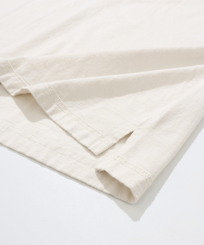 GS2529967 16/-LS SLIT VMC PT CREW - IVORY