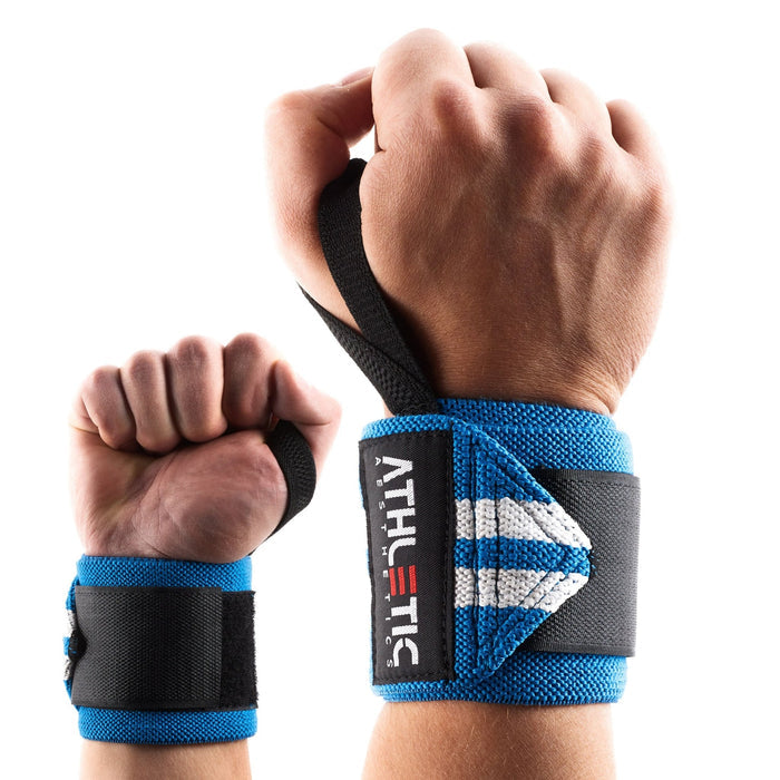 Handgelenkbandage (Blau/Weiß) - Athletic Aesthetics