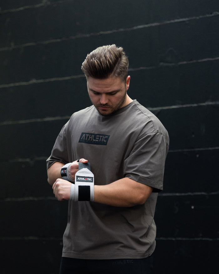 Handgelenkbandage (Hellgrau) - Athletic Aesthetics