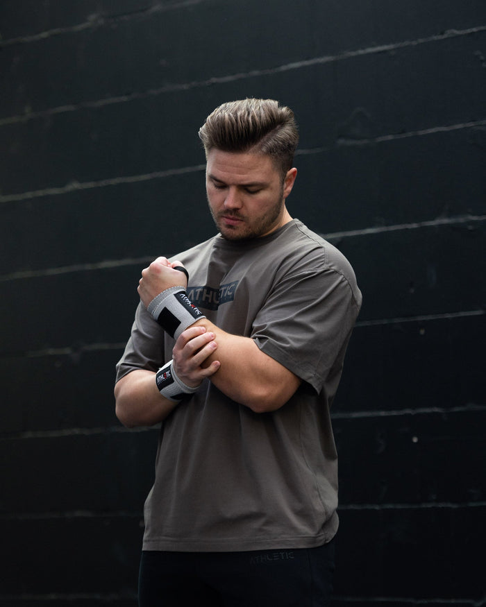 Handgelenkbandage (Hellgrau) - Athletic Aesthetics