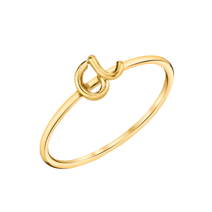 Handmade Letter Ring