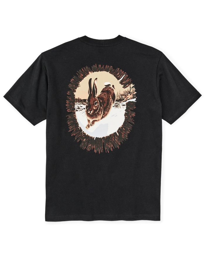 HARE CHASE GRAPHIC T-SHIRT - BLACK/HARE CHASE