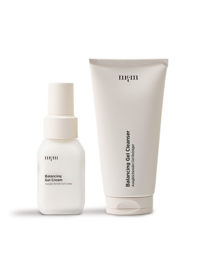 Balancing Gel Cream und Balancing Gel Cleanser von nkm