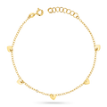 Heart Station Chain Bracelet