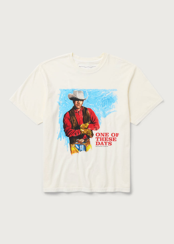 HEAVEN CAN WAIT TEE S/S - BONE