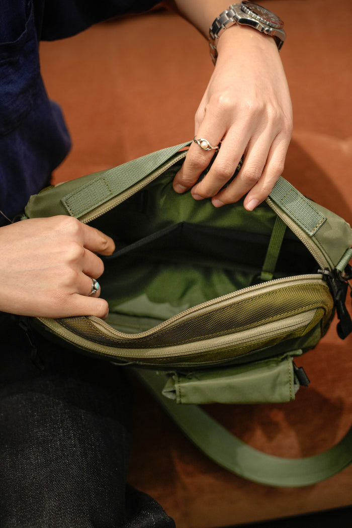 HGL-0186 ReLoad 2way shoulder bag (M) - SAGE GREEN