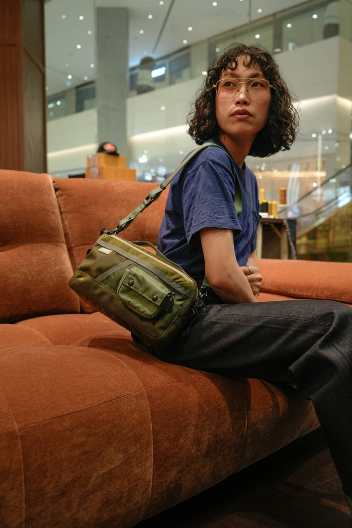 HGL-0186 ReLoad 2way shoulder bag (M) - SAGE GREEN