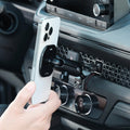 Image of Offroam MagSafe-compatible Phone Mount installed securely in Honda Accord 2023-2026. This premium phone mount installs easily without drilling or glue. High force magnets hold phone on any trail, road, or track. Perfect placement without blocking screens, driver view, or air flow. Fully adjustable positioning.