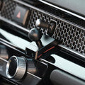 Image of Offroam Mounting Base installed securely in Honda Civic 2022-2026 | CR-V 2023-2026. This premium all metal phone mounting base installs easily without drilling or glue. Perfect placement without blocking screens, driver view, or air flow.