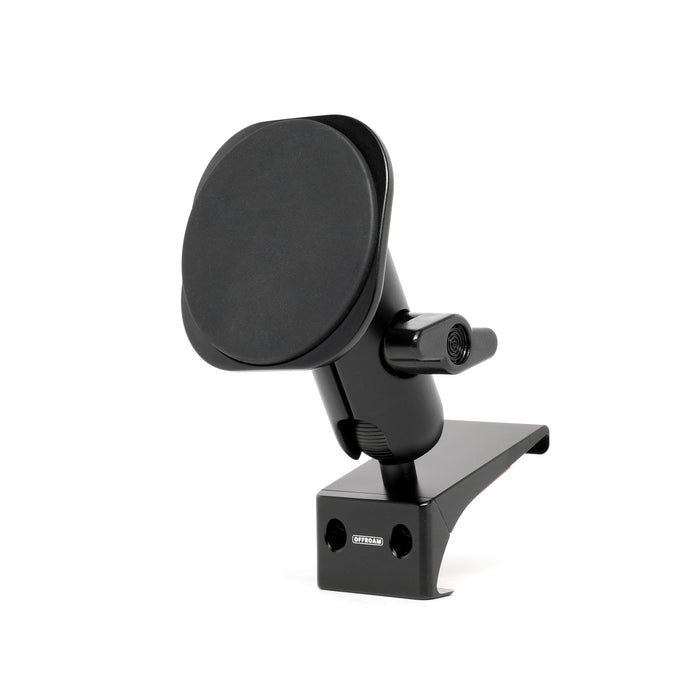 Image of Offroam MagSafe-compatible Phone Mount for Honda Pilot 2023-2026 | Passport 2026. This premium phone mount installs easily without drilling or glue. High force magnets hold phone on any trail, road, or track. Perfect placement without blocking screens, driver view, or air flow. Fully adjustable positioning.