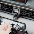 Image of Offroam Mounting Base installed securely in Honda Pilot 2023-2026 | Passport 2026. This premium all metal phone mounting base installs easily without drilling or glue. Perfect placement without blocking screens, driver view, or air flow.