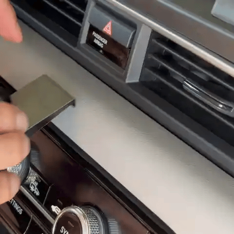 Video of Offroam Mounting Base installation for Honda Pilot 2023-2026 | Passport 2026. This premium all metal phone mounting base installs easily without drilling or glue. Perfect placement without blocking screens, driver view, or air flow.