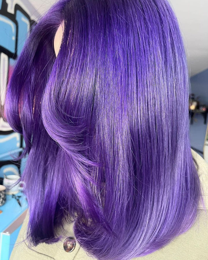 Hot Purple (Bold Purple) - Semi-Permanent Hair Dye - Crazy Color