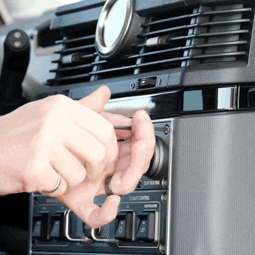 Video of Offroam Mounting Base installation for INEOS Grenadier 2022-2026. This premium all metal phone mounting base installs easily without drilling or glue. Perfect placement without blocking screens, driver view, or air flow.