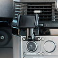 Image of Offroam Phone Mount installed securely in INEOS Grenadier 2022-2026. This premium phone mount installs easily without drilling or glue. Spring loaded Universal holder for use with any phone. Perfect placement without blocking screens, driver view, or air flow. Fully adjustable positioning.