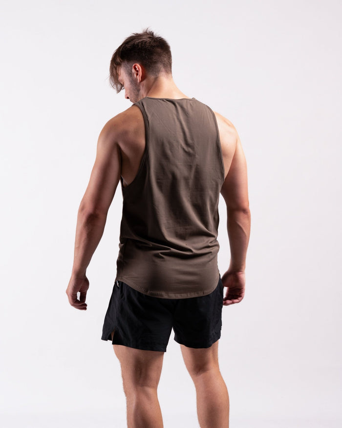 Infinity Sleeveless Shirt (Army) - Athletic Aesthetics