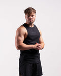 Infinity Sleeveless Shirt (Black) - Athletic Aesthetics