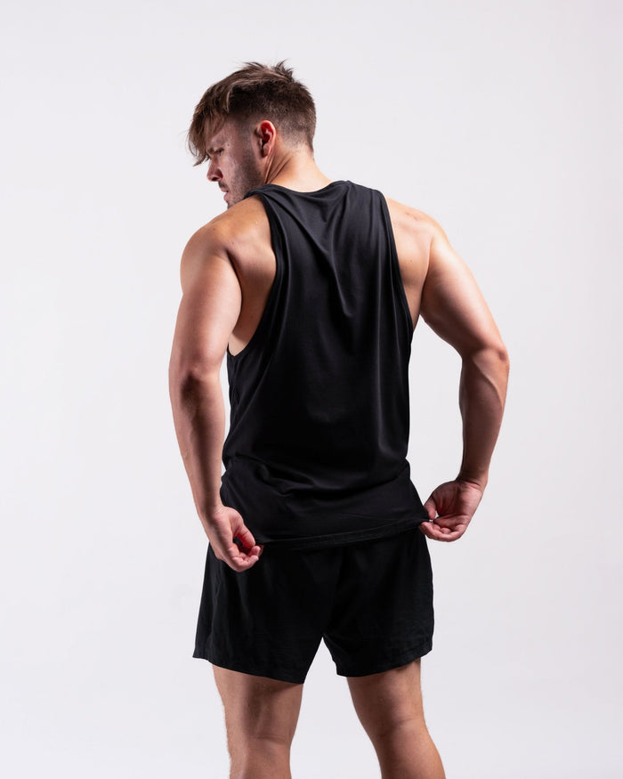 Infinity Sleeveless Shirt (Black) - Athletic Aesthetics