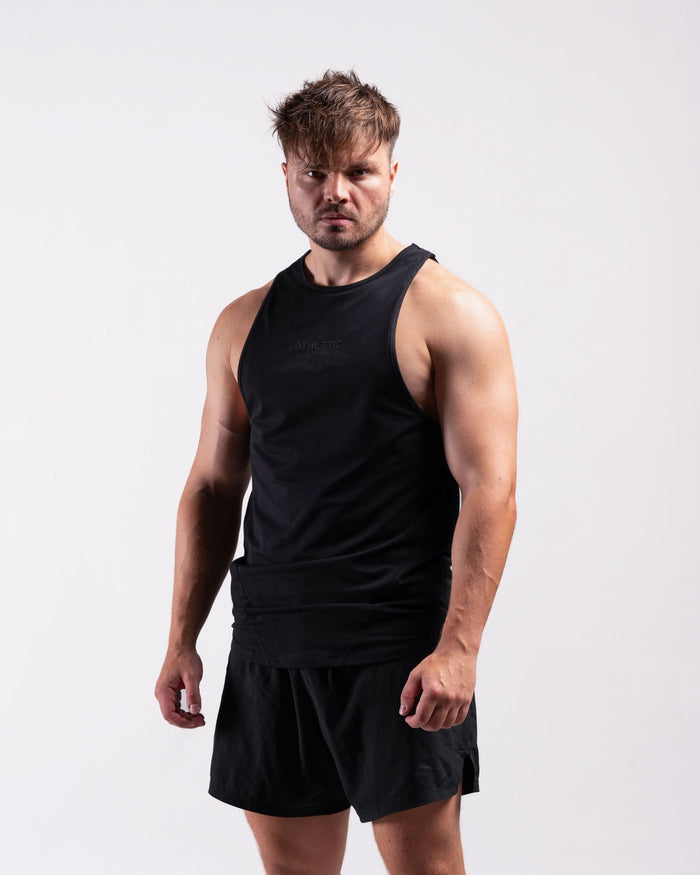 Infinity Sleeveless Shirt (Black) - Athletic Aesthetics