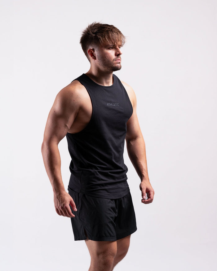 Infinity Sleeveless Shirt (Black) - Athletic Aesthetics