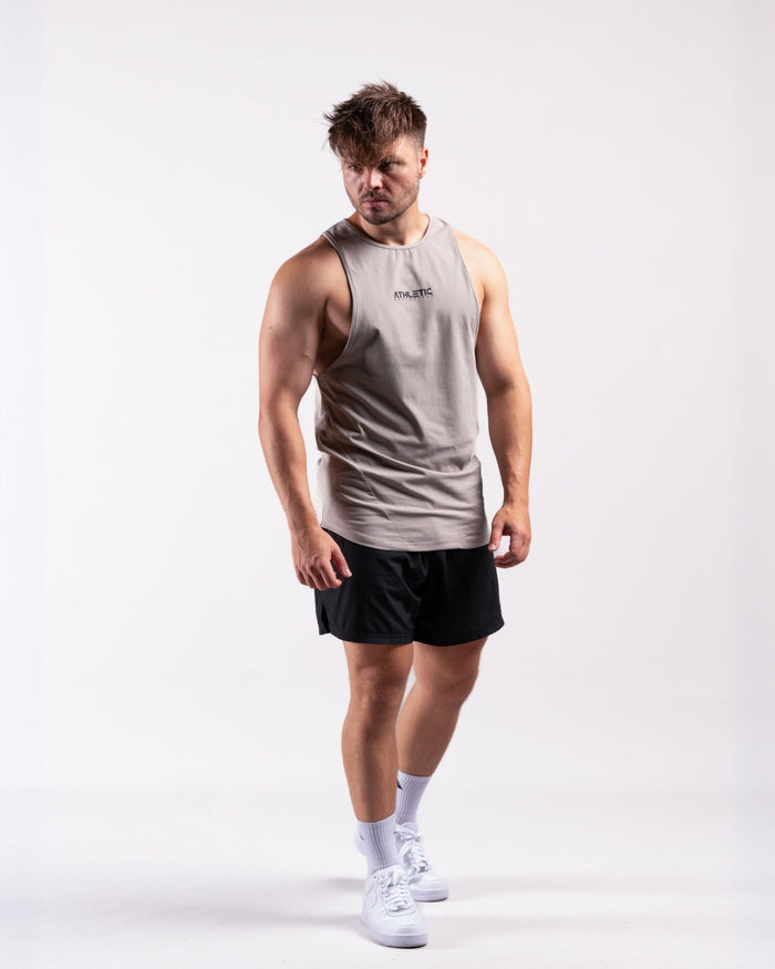 Infinity Sleeveless Shirt (Harbor Grey) - Athletic Aesthetics