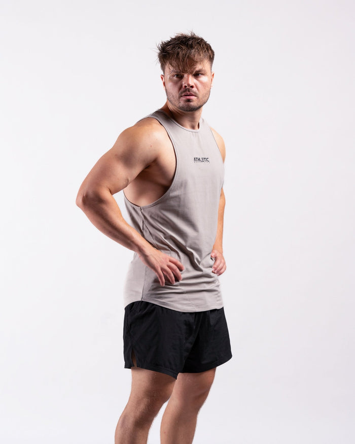 Infinity Sleeveless Shirt (Harbor Grey) - Athletic Aesthetics