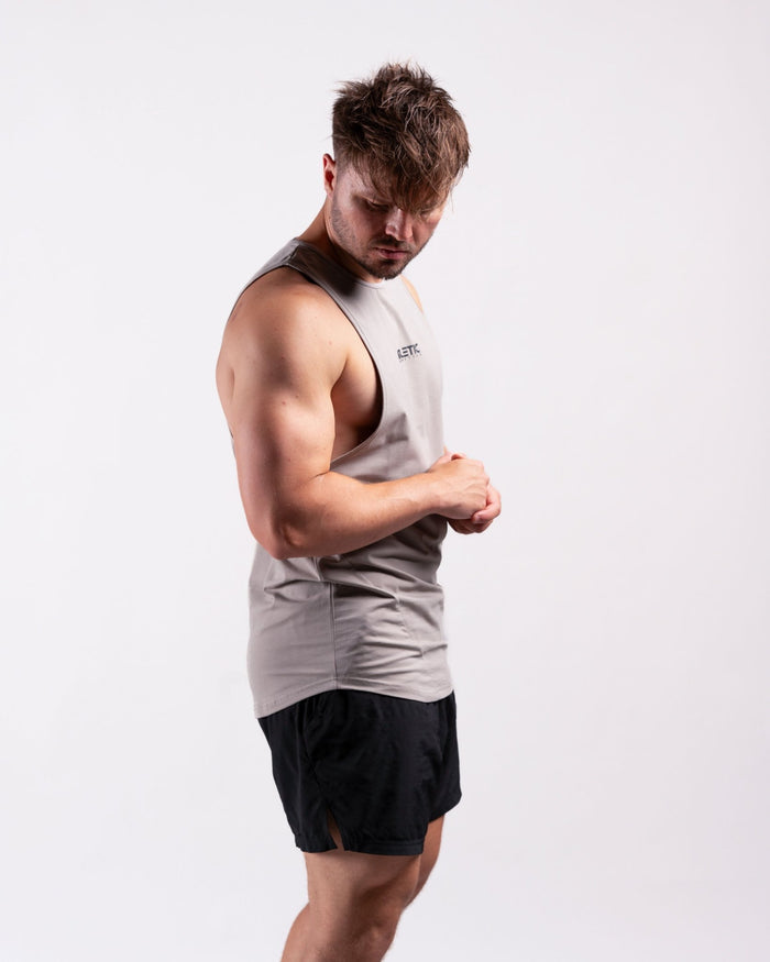 Infinity Sleeveless Shirt (Harbor Grey) - Athletic Aesthetics