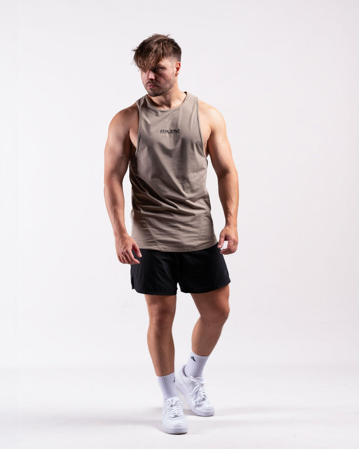 Infinity Sleeveless Shirt (Military) - Athletic Aesthetics