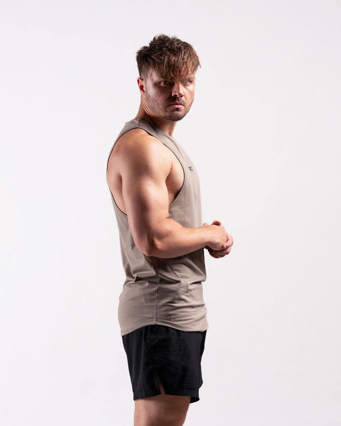 Infinity Sleeveless Shirt (Military) - Athletic Aesthetics
