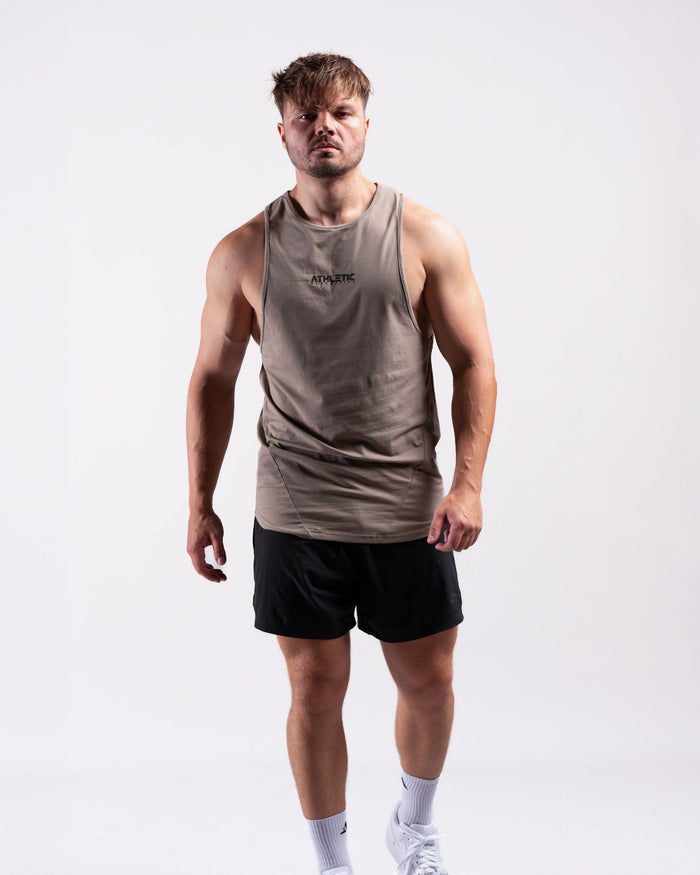 Infinity Sleeveless Shirt (Military) - Athletic Aesthetics