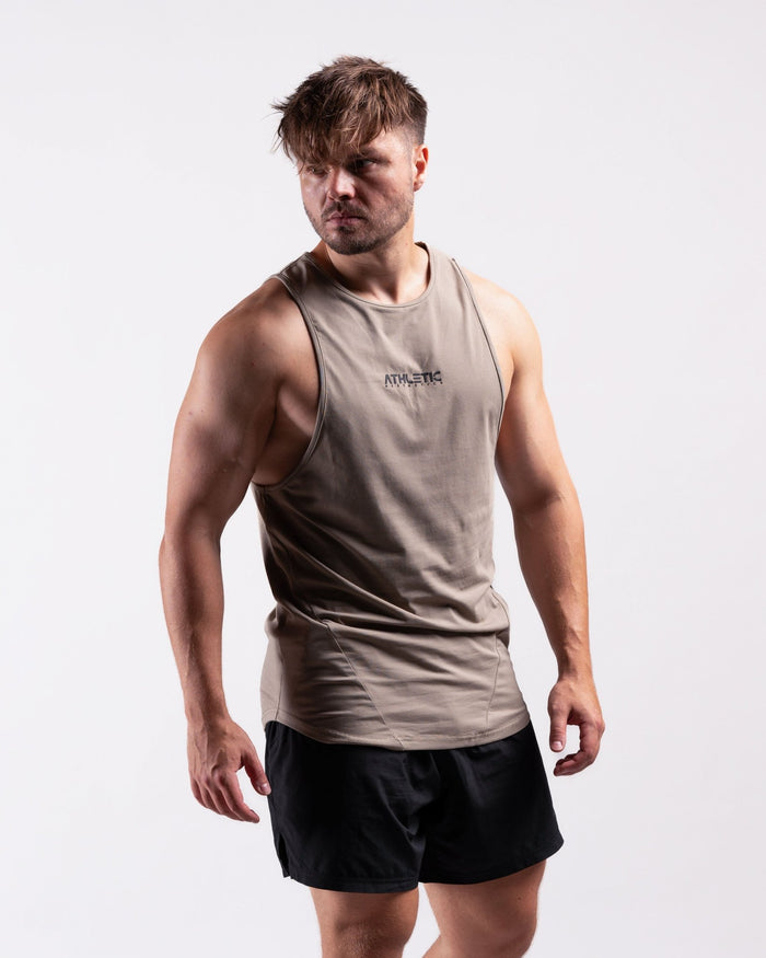 Infinity Sleeveless Shirt (Military) - Athletic Aesthetics
