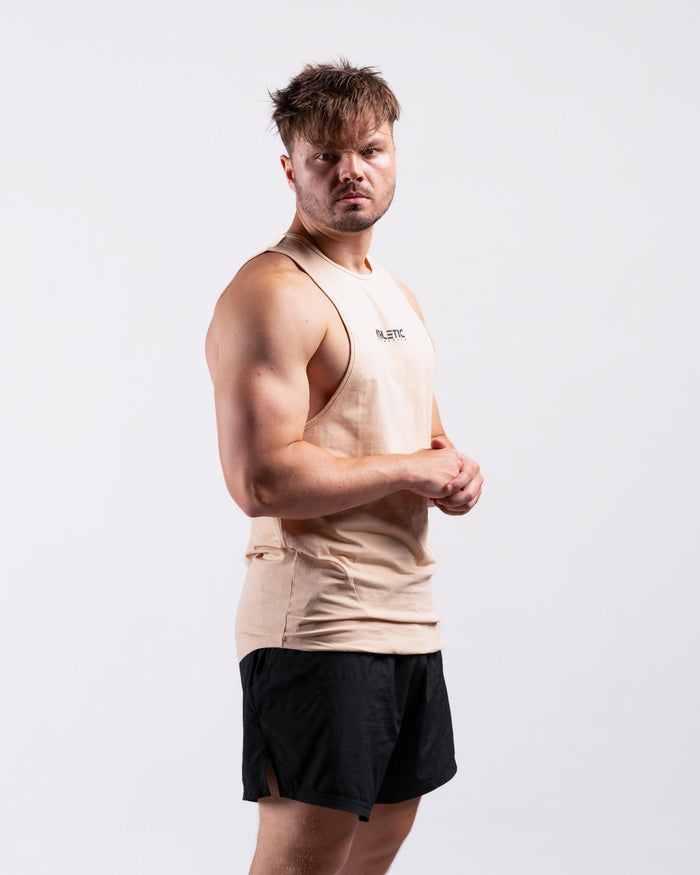 Infinity Sleeveless Shirt (Tan) - Athletic Aesthetics