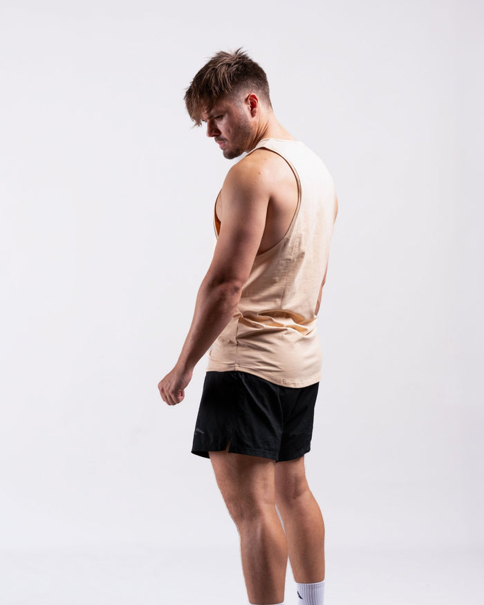 Infinity Sleeveless Shirt (Tan) - Athletic Aesthetics