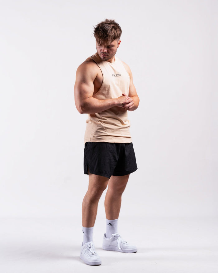 Infinity Sleeveless Shirt (Tan) - Athletic Aesthetics