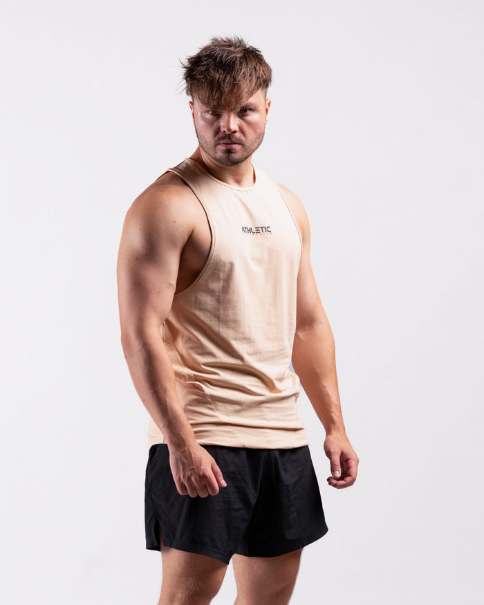 Infinity Sleeveless Shirt (Tan) - Athletic Aesthetics