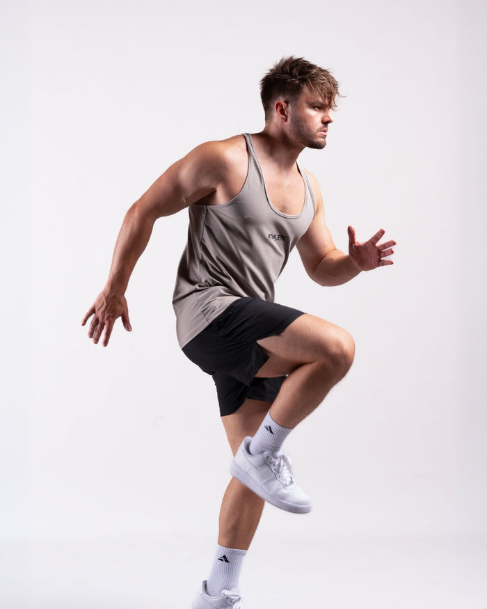 Infinity Tanktop (Harbor Grey) - Athletic Aesthetics