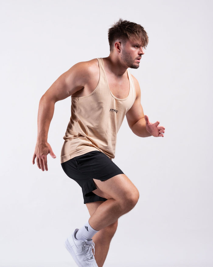 Infinity Tanktop (Tan) - Athletic Aesthetics